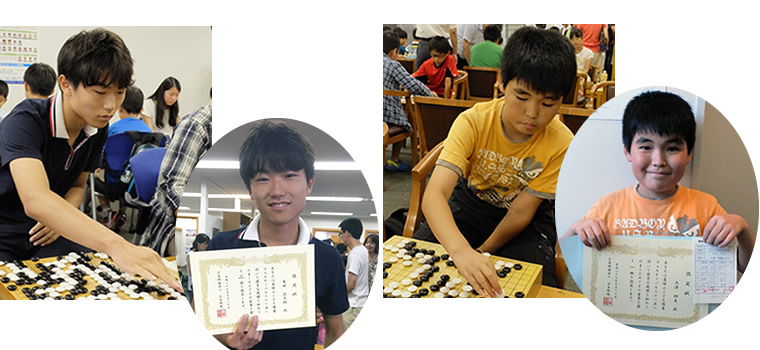 夏休みこども囲碁フェスティバル2015　有段者〜10級